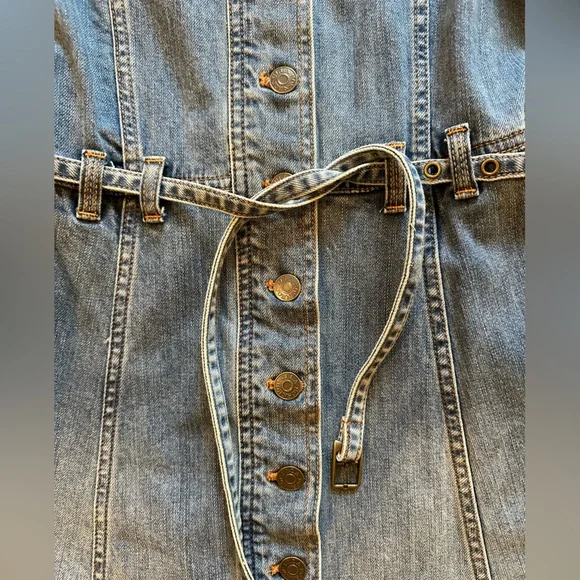 Ulla Johnson Blue Denim Midi Dress - Picture 8 of 11